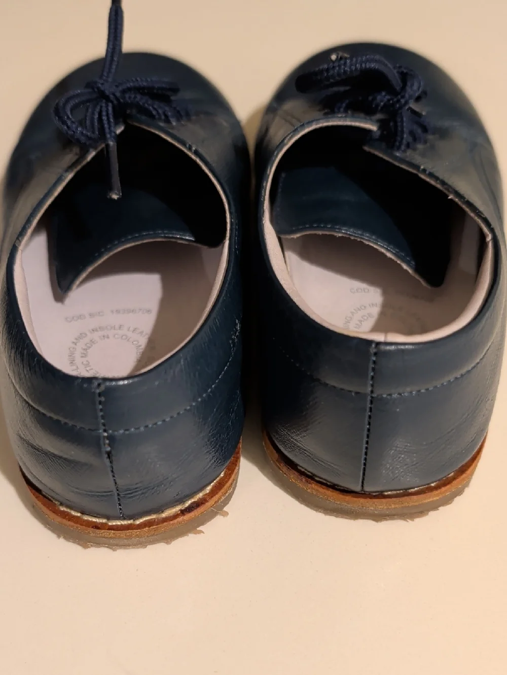 dondolo Kids Boy Lace-Up Shoes Leather Navy Blue Size 12